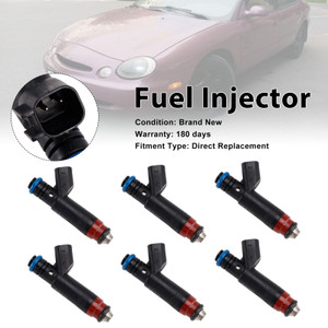 6Pcs Fuel Injector For Ford Taurus 3.0L V6 2006-2007 6F1E-A4A 6F1EA4A