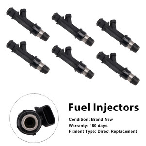 6Pcs Fuel Injector For Honda Passport For Isuzu Rodeo 1998-1999 25166922