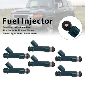 6Pcs Fuel Injector For Toyota 4Runner 2003-09 Tacoma 2005-2015 23250-0P030