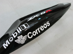 Fairings Kawasaki ZX6R 636 Black White West ZX6R  Racing  (2005-2006)