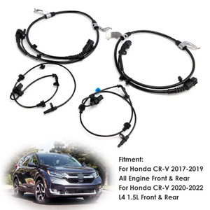 4Pcs Front & Rear Side ABS Wheel Speed Sensor For Honda CR-V 2017-2022