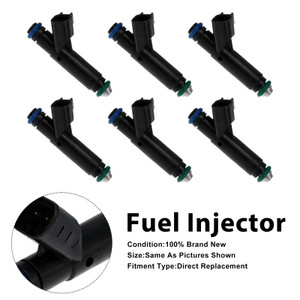 6Pcs Fuel Injector For Ford Mustang 2001-04 Ranger 2001-2003 1F2Z9F593BA