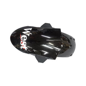 Amotopart Fairings Kawasaki ZX6R ZX636 Black White West Ninja Racing (2007-2008) Customs Fairing