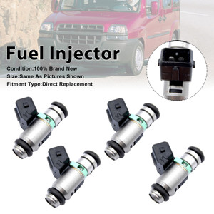 4Pcs Fuel Injector For Fiat Doblo 2001-2010 Seicento 1999-2010 iwp116