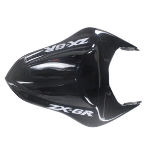 Fairings Kawasaki ZX6R ZX636 Black Ninja Racing  (2007-2008)