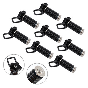 8X Tie Down Anchors Flexible Loop Lock & Ride For Polaris Rzr Sportsman 13-25