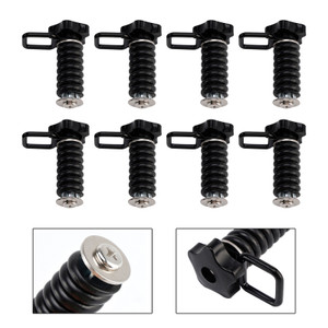8X Tie Down Anchors Flexible Loop Lock & Ride For Polaris Rzr Sportsman 13-25