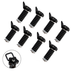 8X Tie Down Anchors Flexible Loop Lock & Ride For Polaris Rzr Sportsman 13-25