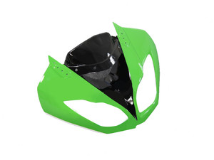 2009-2012 Fairings Kawasaki ZX6R ZX636 Green White Black Ninja Racing