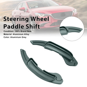 Steering Wheel Paddle Shifter For Mazda 6 Atenza 2009-15 Aluminium Grey