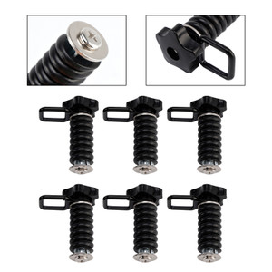 6X Tie Down Anchors Flexible Loop Lock & Ride For Polaris Rzr Sportsman 13-25