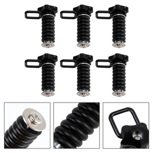 6X Tie Down Anchors Flexible Loop Lock & Ride For Polaris Rzr Sportsman 13-25