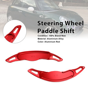 Steering Wheel Paddle Shifter For Mini F54 F55 F56 F57 Aluminium Red