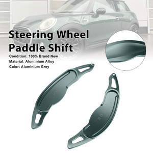 Steering Wheel Paddle Shifter For Mini F54 F55 F56 F57 Aluminium Grey