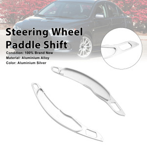 Steering Wheel Paddle Shifter For Mitsubishi ASX 2013-15 Aluminium Silver
