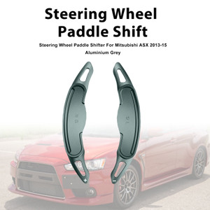 Steering Wheel Paddle Shifter For Mitsubishi ASX 2013-15 Aluminium Grey