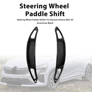 Steering Wheel Paddle Shifter For Renault Arkana 2021-24 Aluminium Black