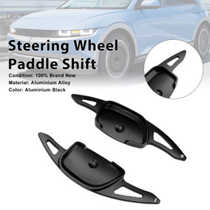 Steering Wheel Paddle Shifter For Hyundai Ioniq 5 2021-23 Aluminium Black