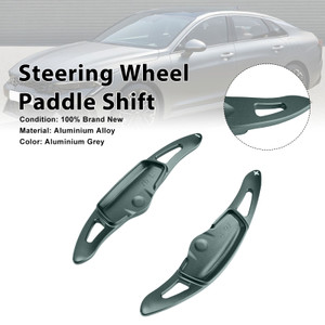 Steering Wheel Paddle Shifter For Kia K9 2020-2024 Aluminium Grey