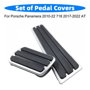 Pedal Set Pedals Pedal Caps For Porsche 718 Cayman Boxster 2017-2022 AT