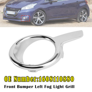 Front Bumper Left Fog Light Grill 1608110880 For Peugeot 208 2012-2015