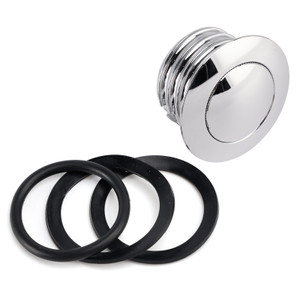 Chrome Pop-Up Gas Cap Vented For Softail Dyna Road King Sportster XL 1982-2019