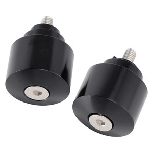 Black Handlebar End Weight Balancer Pair For Honda CBR CB VFR CTX GL NX VT XL