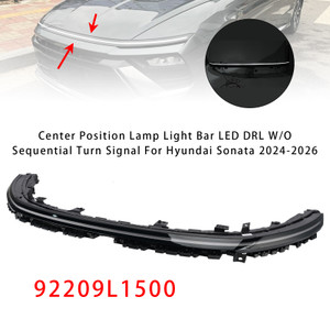 Center Lamp Light Bar LED DRL W/O Sequential Turn Signal For Sonata 2024-2026