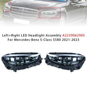 Left+Right LED Headlight Assembly For Mercedes-Benz S-Class S580 2021-2023