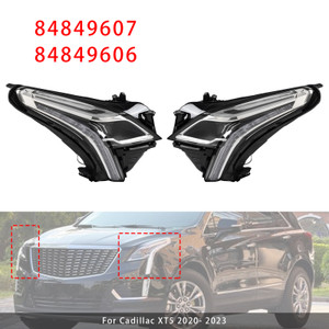 Left+Right LED Headlight Assembly 84849607 84849606 For Cadillac XT5 2020-2023