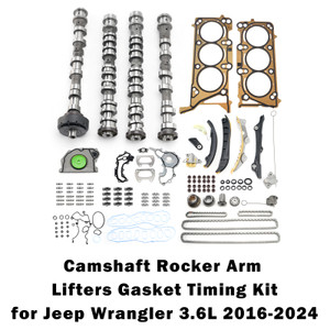 Camshaft Rocker Arm Lifters Gasket Timing Kit for Jeep Wrangler 3.6L 2016-2024