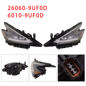 Left+Right LED Head Light 26060-9UF0D 26010-9UF0D For Nissan Murano 2019-2021