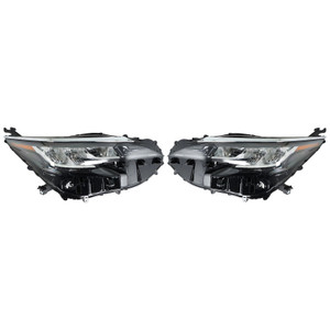 Left+Right LED Headlight Assembly LED For Toyota Sienna LE XLE 2021-2022