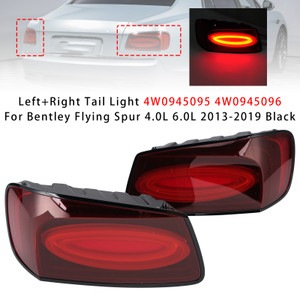 Left+Right Tail Light For Bentley Flying Spur 4.0L 6.0L 2013-2019 Black