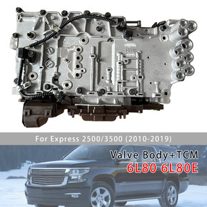 6L80 6L80E Valve Body+Transmission Control Module &Solenoid For Sierra 1500 Flat