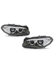 Front Left+Right HID Xenon Headlight W/o AFS For BMW 5Series 528i 535i 2014-2017