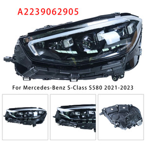 Left LED Headlight Assembly A2239062905 For Mercedes-Benz S-Class S580 2021-2023