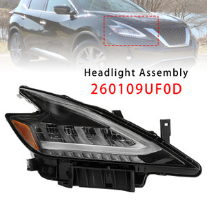 Right LED Head Light 260109UF0D For Nissan Murano 2019-2021