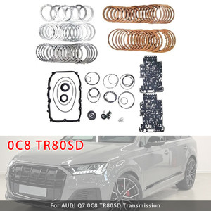 0C8 TR80SD Transmission Master Rebuild Kit Overhaul For AUDI Q7 3.0L 4.2L 09-14