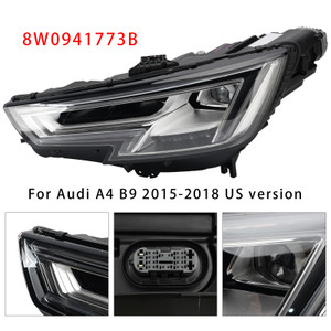 LED Left Headlight 8W0941773B For Audi A4 B9 2015-2018