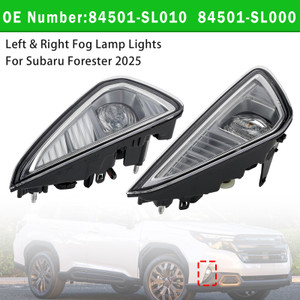 Left & Right Fog Lamp Light 84501-SL010 84501-SL000 For Subaru Forester 2025