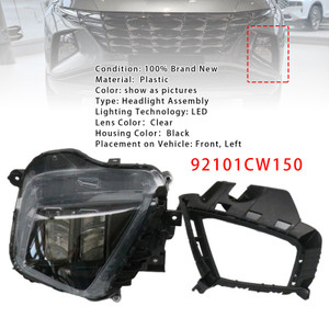 Front Left LED Headlight 92101CW150 For Hyundai Tucson SEL 2022-2024