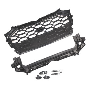 RSQ5 Style Front Honeycomb Mesh Grille Grill Fit Audi Q5 SQ5 2021-2025