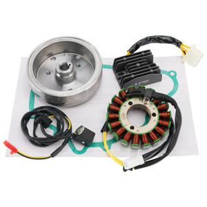Flywheel Rotor Stator Regulator Gasket Kit For Kawasaki GPZ500 GPZ500S 1988-1995