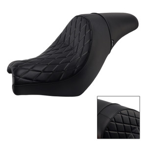 Front Raider Seat Driver Cushion Pu Fit Black For Kawasaki Vulcan S En650 15-25