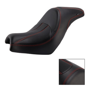 Front Raider Seat Driver Cushion Pu Fit Red For Kawasaki Vulcan S En650 15-25
