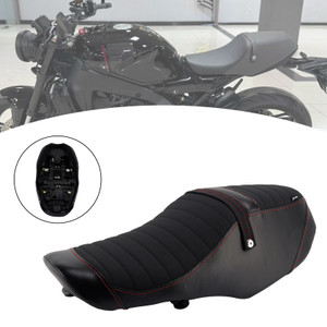 Front Raider Seat Driver Cushion Pu Fit Black For Yamaha Xsr900 Xsr 900 22-25
