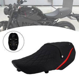Front Raider Seat Driver Cushion Pu Fit Red For Yamaha Xsr900 Xsr 900 22-25