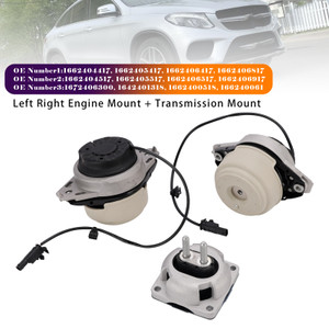 3x Left & Right Transmission + Engine Mounts For Benz W166 GL350 ML350