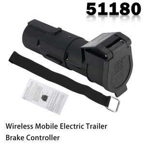 51180 Wireless Mobile Electric Trailer Brake Controller with Bluetooth-Enabled